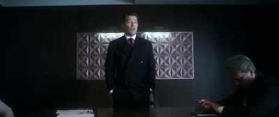 Derek:Enter Lester McGill,
head of human resources. - Mayhem 2002