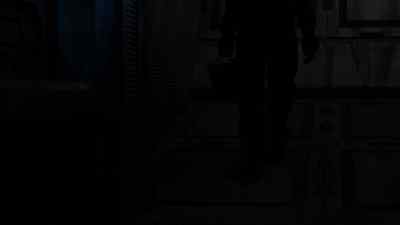 Descending
into the access channel. - Dark Matter