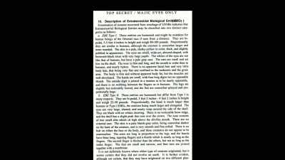 Description of Extraterrestrial
Biological Entities EBE - Truth Hunter