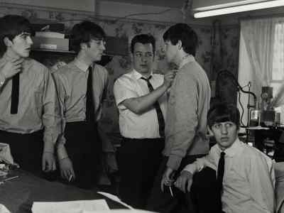 ...designing and sewing them up - Beatles '64