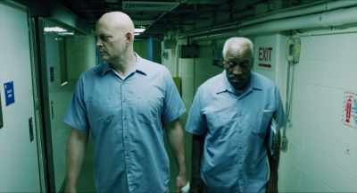 Desks, shelves, jeans, vending machine parts. - Brawl in Cell Block 99