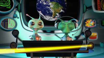 [desperate cries] - Alien TV