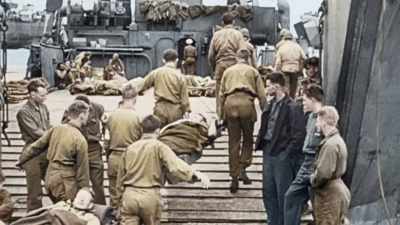 Despite a number 
of approximately 10,000 victims, - Greatest Events of World War II in Colour