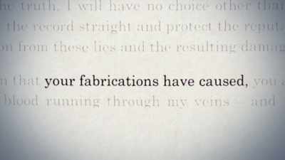 Despite all the pain
your fabrications have caused, - House of Hammer