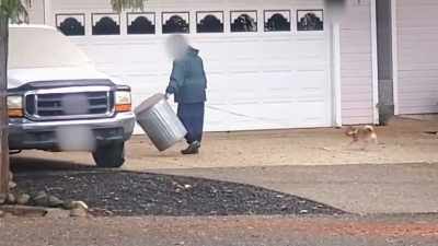 ‐Despite appeals
to lift his trash can, - Neighborhood Wars
