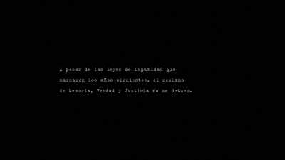 Despite the impunity acts
that followed the 1985 trial, - Argentina, 1985