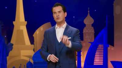 Destroyed by an earthquake,
rebuilt, beautiful town. - Jimmy Carr: The Best of Ultimate Gold Greatest Hits
