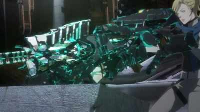 Destroying all targeted weapons
in the vicinity. - Psycho-Pass: Providence