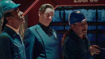 Detonating a meteorite
to create electromagnetic energy - Red Dwarf: The Promised Land