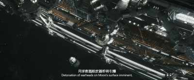 Detonation of warheads on Moon's surface imminent, - The Wandering Earth II