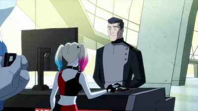 [device beeps] - Harley Quinn