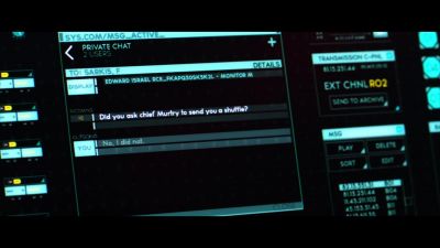 - [device blips]
- No, I did not. - The Expanse