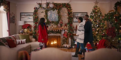 - Dez, this is my
brilliant sister Mona. - Christmas with a Kiss