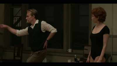 Dialogue, dialogue, dialogue.
Drums come in. - Fosse/Verdon