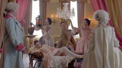 Diana bathing with her nymphs.
Look... Hm. - Harlots