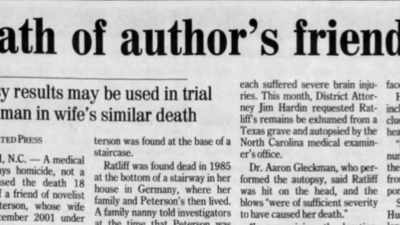 DIANE: The information
about this Ratliff's death - An American Murder Mystery: The Staircase