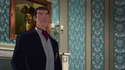 DICK: Bruce, look! It's the Bat-signal. - Batman vs  Two Face