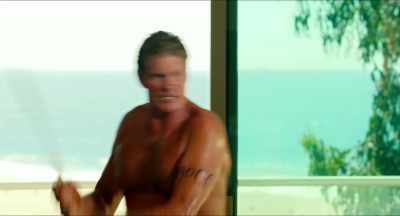 Dick! You shot me in the dick! - Killing Hasselhoff