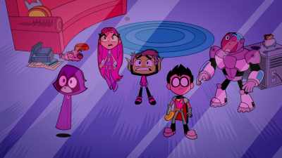Did any of you dummies feel--
That's new. - Teen Titans Go! Vs  Teen Titans