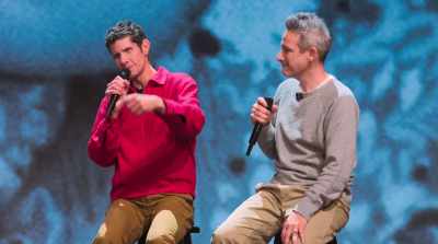 Did anyone notice
at Cozy Soup 'n' Burger, - Beastie Boys Story