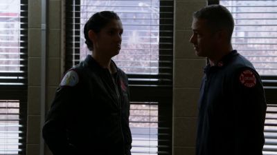 Did Carver say anything
when he came back in? - Chicago Fire