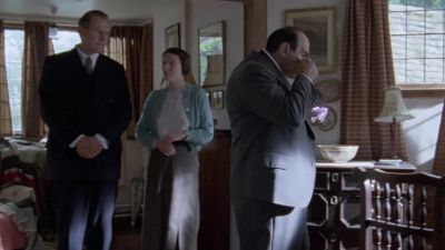 Did Cora talk about her brother's funeral? - Agatha Christie's Poirot