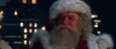 Did corny get something The um little girl - Santa Claus: The Movie