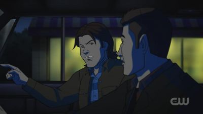Did... did you
just get beat by a microvan? - Supernatural