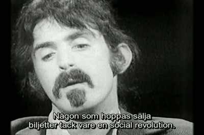 Did we ever advertise
that we were going to promote a revolution, - Eat That Question
