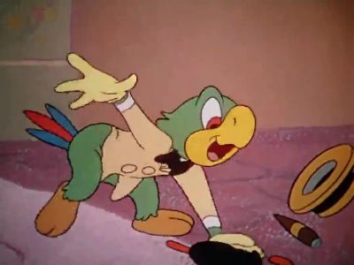 Did you ever see such a fast worker - The Three Caballeros