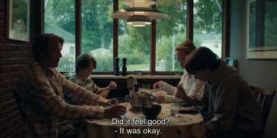 - Did it feel good?
- It was okay. - Another Round