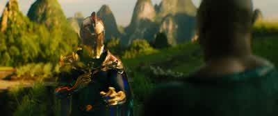 Did you find the boyCaught one of the bikes but he didn't have the childBring me the prisoner I'll break his mindYou killed him didn't youHe didn't make it - Black Adam