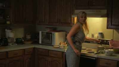 -Did she get a ThighMaster?
-[doorbell rings] - On Becoming a God in Central Florida
