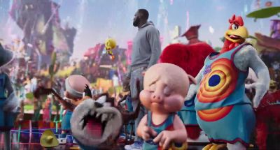 Did he get all these spectators here - Space Jam: A New Legacy