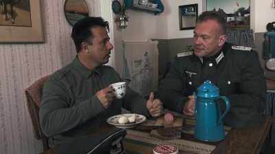 Did he get drunk again and
piss on the General's car? - Iron Cross: The Road to Normandy