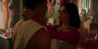 -Did you get off work?
-Not yet, - Katy Keene
