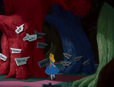 'Twas brilligAnd the slithy tovesDid gyre and gimble in the wabeAll mimsy were the borogrovesAnd the mome raths outgrabeNow where in the world do you suppose thatLose something OhOh uh I I was N NoI I I mean I I was just wonderingOh that's quite all right - Alice in Wonderland