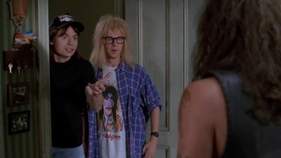 Did he have a naked Indian - Wayne's World 2