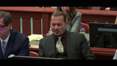 Did you hear him say-- make
references to Amber's pussy, - Depp V Heard