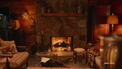 Did you hear or see
anything unusual - Adult Swim Yule Log