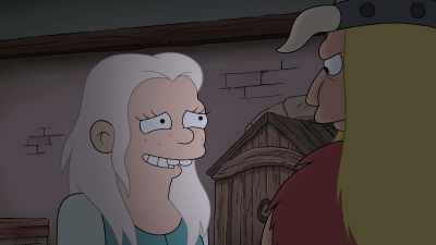 Did I say my party?
I meant thy party. - Disenchantment