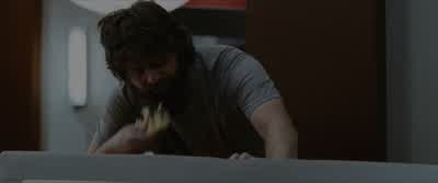 Alan did you just eat sofa pizza - The Hangover