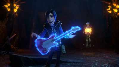Did you just strike me with a-- a lute? - Wizards: Tales of Arcadia