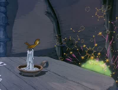 Say lad did you know that I can make myself uglier yetThat would be some trickI mean Want to betYou see I win I winAren't I hideous boyPerfectly revolting Well Yes ma'am - The Sword in the Stone