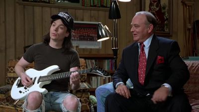 Did you know that Noah does all his own commercials - Wayne's World