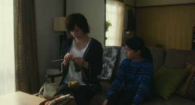 Did you make
Makio's belly-warmer? - Close-Knit