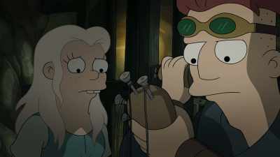 -Did you make the drop?
-No, no. But, um, we'll try again. - Disenchantment