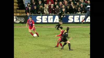 Did you man mark him?"
this or that.
No, not at all. No. - Fever Pitch: The Rise of the Premier League