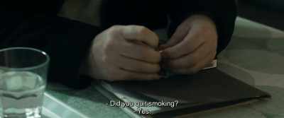 - Did you quit smoking?
- Yes. - The Marco Effect
