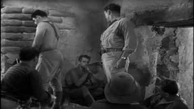 - Did you say something?
- No. - The Lost Patrol